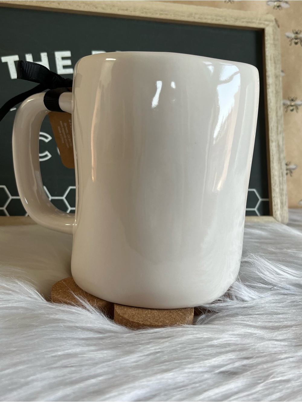 Rae Dunn Cluck Rooster Farmhouse Country Kitchen Coffee Mug - Picture 4 of 4
